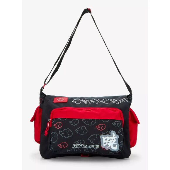 Naruto Shippuden Akatsuki Messenger Bag NEW Red Black main image 7
